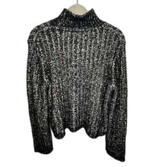 Steve Madden Kirsten Sweater Black Multi Turtleneck Style Knit Womens Size L NWT - Picture 7 of 7